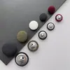 Botones Cubiertos de Tela de Aluminio, Botones para Abrigo, Botones Decorativos Ocultos, Gemelos, Botones de Presión, Botones Metálicos, Botones Cubiertos de Tela Hechos a Mano