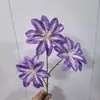 Tecido Impresso em 3D Pequenas Lírios Flores Artificiais para Casamento, Decoração de Fundo de Hotel, Arte Floral, Materiais Florais Quentes Vendidos Transfronteiriços