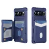 Adecuado para funda de teléfono Google Pixel 11ProXL, soporte con ranura para tarjeta Google 10, cubierta protectora de cuero con orificio para empujar la tarjeta