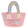 Nuevo bolso coreano para bebé, mini cesta, bolso tejido, conejo de dibujos animados, niña, primavera, viaje, bolsa para snacks
