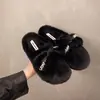 Nuevas Zapatillas de Piel de Moda Versátiles para Mujer Otoño/Invierno 2026, Zapatillas Cerradas para Exteriores con Lazo y Suela Gruesa