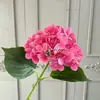 Película Sensación Flor Falsa 3D Hortensia Simulada Individual Color Pintura al Óleo Flor Simulada de Alta Gama Arreglo Floral para Boda Arreglo Floral Flor Artificial