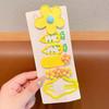 Nuevo pasador para el pelo de oso fresa lindo para niños, estrella, pasador Dailou, traje para niños, clip para flequillo, clip para cabello suelto para niñas
