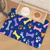 Mantel de Mascota Lindo de Dibujos Animados Diatomita Alimentación Lavable Gato y Perro Alfombrilla Absorbente de Agua Antideslizante Alfombrilla Específica para Mascotas Amazon