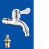 Comércio exterior transfronteiriço 304 aço inoxidável torneira varanda única água fria estendida aberta rápida máquina de lavar esfregão torneira piscina