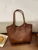 Bolsa Tote Retrô de Luxo para o Dia a Dia de Mulheres 2026 Nova Moda de Outono Bolsa de Ombro Único Bolsa de Mão de Grande Capacidade