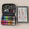 Bolsa de Almacenamiento Portátil para Costura, Kit de Herramientas para Manualidades y Tejido de Uso Doméstico, Caja de Costura de Viaje, Kit de Costura