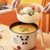 Olla Eléctrica para Dormitorios de Estudiantes, Arrocera Multifuncional para el Hogar, Mini Olla Eléctrica para Ramen de Dormitorio, Práctica Olla Eléctrica Pequeña
