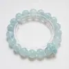 Lua da Noite FriaPulseira de Cristal de Água-Marinha Natural para Mulheres, Pulseira de Água-Marinha Versátil de Alta Qualidade Atacado