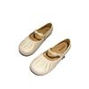 Atacado sapatos brancos femininos 2025 primavera novo muffin casual retrô estilo britânico mocassins sapatos de um passo