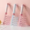 Peine ondulado de doble fila para el hogar, peine de masaje para mujer con dientes anchos para cabello voluminoso, peine antiestático de dientes anchos para peinar