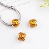 Huiyue Panal Aceite Goteo Aleación Cuentas Sueltas Pulsera para Damas Europeas y Americanas Pulsera de Cuentas DIY Cuentas Sueltas Moda Agujero Grande Accesorios para Pulsera