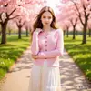 Suéter Sencillo Adelgazante Estilo Coreano para Mujer 2025 Primavera Nuevo Versátil Cárdigan de Cachemira