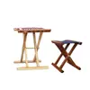 Taburete pequeño plegable portátil de madera maciza Zaomu para el hogar, taburete pequeño de Shandong, silla de exterior, silla de pesca, taburete