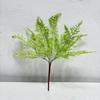 Mei Rui simulação grama persa toque plástico pequeno maço folha paisagismo interno arranjo de flores planta verde parede decorativa grama plástica atacado