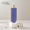 Frasco Quadrado Azul Pressão Essência Loção Frasco de Acrílico 30G50G Creme Produto para Cuidados com a Pele Plástico Camada Dupla Frasco Vazio