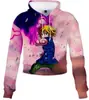 Sudadera con capucha de cintura alta con diseño de ombligo de roble de Chen Zelang Hui