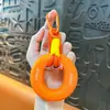Llavero con Anillo de Silicona para Agarre de Neumático Equipo de Entrenamiento Manual Multilibras Alivio del Estrés Fortalecedor de Agarre Portátil Colgante Venta al por Mayor