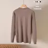 Ropa de hombre transfronteriza 2025 otoño e invierno nuevo suéter de lana con cuello en V para hombre suéter de punto informal holgado