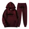 Sudadera con Estampado de Patrón de Prisión Demoníaca Clint419 Europeo y Americano Conjunto de Forro Polar para Hombre Venta al por Mayor Suelto Estilo Nuevo