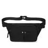 Shengxilu Cor Sólida Bolsa de Cintura Simples Moda Tendência Versão Coreana Casual Esportiva Bolsa de Peito Masculina Versátil Bolsa Transversal