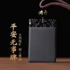 Colgante de Obsidiana Negra Natural Colgante de Cristal Negro Colgante Amuleto de Paz Collar para Mujer Regalo para Pareja Hombres