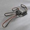 Gancho para ropa de hierro antiguo Jingmao -626, gancho para ropa, gabinete, bronce negro, gancho doble Jingmao