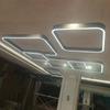 Canaleta de Luz Lineal Plegable Personalizada Canaleta Curva de Aluminio Forma Redonda Rectangular Luz Lineal Aleación de Aluminio Arco Curvo con Canaleta Luz de Techo