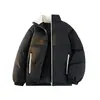 Chaqueta de Algodón con Cuello Alto Sidalai para Hombre, Pareja, Chaqueta Acolchada Engrosada, Ropa Exterior Cálida Casual, Marca de Tendencia, Chaqueta de Algodón Holgada, Ropa de Algodón
