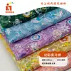 Tecido de vestido com bordado de lantejoulas coloridas multicoloridas roupa de palco tecido bordado rede Hanfu alça bordado de lantejoulas