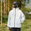 Chaqueta casual de exterior 2026, tres en uno, con forro polar, a prueba de viento, impermeable, a prueba de frío, cálida, con capucha ajustable