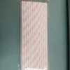 Ponto Palito de Papel Descartável Biodegradável Colorido Decoração Criativa para Festa Listrado Bebida