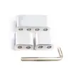 Clips de Cable para Modificación de Coche, Juego de Tres Separadores de Cables de Bujía, Soporte Fijo, Clip de Cable de Cuatro Agujeros