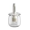 Botella de Cepillo de Aceite Retráctil Resistente a Altas Temperaturas Silicona Cepillo de Aceite Cocina Hogar Grado Alimenticio Barbacoa Horneado Todo en Uno Botella de Cepillo de Aceite