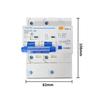 Interruptor de Protección contra Fugas Disyuntor de Protección contra Fugas 2P Interruptor Principal Dz47Le para Uso Doméstico para Prevenir Descargas Eléctricas y Sobretensiones/Bajas Tensiones