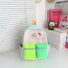 Mochila infantil de desenho animado, mochila infantil colorida e moderna, leve e casual, adequada para meninos e meninas para passeios e viagens