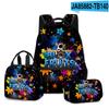 Juego 3D nuevo ROBLOX blox fruits mochila escolar lonchera estuche para lápices juego de tres piezas