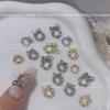 Accesorios de Arte de Uñas Navideños Celebrante de Internet Explosiones Zircón Hueco Perla Lazo Lazo Accesorios de Arte de Uñas