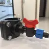 Conector de compresión para interfaz de agua en T tipo sillín, juego de válvulas de distribución de agua para riego agrícola y de jardín, accesorios para válvulas en T