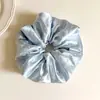 Goma para el Cabello Estilo Coreano de Satén, Color Dopamina con Lunares, para un Moño Dulce en Mujeres, Realza el Volumen del Cabello y Añade Elegancia
