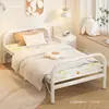 Cama plegable, cama individual, extra gruesa, diseño simple, adecuada para uso doméstico, siestas en la oficina, descanso en dormitorios, cama pequeña para apartamentos de alquiler, cama de hierro para adultos