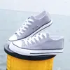 Zapatos de lona de caña baja de primavera para niños y estudiantes, zapatos casuales versátiles de tela estilo coreano, ins vintage, zapatillas de skate de los años 70, zapatos de moda para mujer