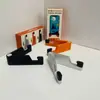 Soporte para Teléfono Móvil en Forma de V para Transmisión en Vivo, Conveniente y Compacto Soporte para Teléfono Móvil de Aleación de Aluminio, Soporte para Teléfono Móvil de Viaje, Portátil