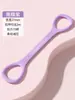 Banda de Fitness de Silicona con Forma de Ocho Personalizada para Estirar la Espalda en Yoga para Mujeres, Banda de Resistencia de Silicona para Uso en Casa