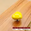 Manija de Cerámica con Forma de Corazón de Colores Manija de Hardware para Muebles de Estilo Chino de Agujero Único para Cajón de Armario Puerta de Gabinete Minimalista Moderno