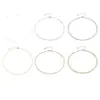Cadena de Acero Inoxidable de una, dos o tres capas, que no se decolora, Cadena de Cuello, Cadena de Cuello con Cuentas Laterales Chapada en Oro Verdadero de 18K para Mujer