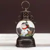 Nuevo producto transfronterizo: Bola de cristal navideña, linterna navideña, lámpara de viento de bola de cristal, decoraciones navideñas, adornos de escritorio creativos