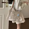 Bolso Cubo de Playa de Verano para Mujer 2026 Nuevo de Moda Tejido a Mano Bolso de Hombro Bolso Tote de Gran Capacidad