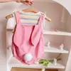 Roupas de Verão para Bebê Recém-Nascido, Macacão sem Mangas Fofo e Super Fofo para Menina, Conjunto Fino de Verão