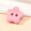 Botones de Estrella de Cinco Puntas de Dos Agujeros en Stock, Decoraciones de Ropa de Estrellas Coloridas, Botones Versátiles de Estrella de Cinco Puntas para Niños y Bebés